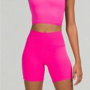 Lululemon 6 inch align shorts (either pow or sonic pink idk)